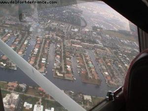 Piloting over south Florida