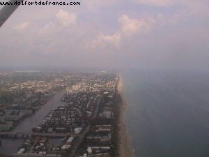 Piloting over south Florida