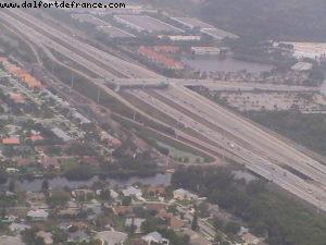 Piloting over south Florida