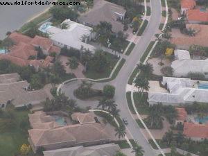 Piloting over south Florida