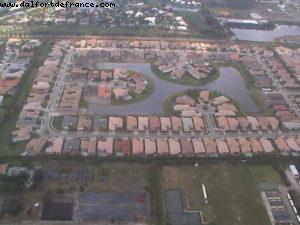 Piloting over south Florida