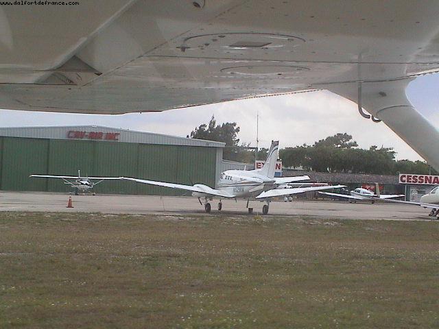 Piloting over south Florida