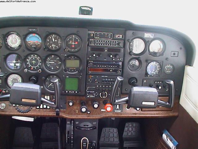 Piloting over south Florida