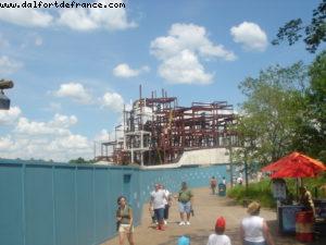 Travaux de construction de la future attraction Expedition Everest - Animal Kingdom - Disney Gaydays - Orlando
