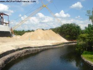 Travaux de construction de la future attraction Expedition Everest - Animal Kingdom - Disney Gaydays - Orlando