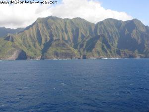 Cruising on Na Pali coast - Kauai - Our 13th Atlantis cruise (Pride of Hawaii)