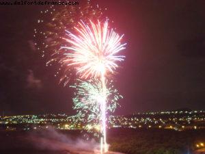 Special Firework when the ship leaves - Curaçao Atlantis Caribbean cruise - Solstice March 2009