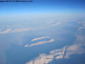 CX841 - JFK->HKG - Flying over north pole