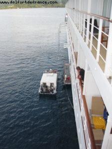 View from the Bridge - Tahiti - Our 27th Atlantis cruise (Paul Gauguin)