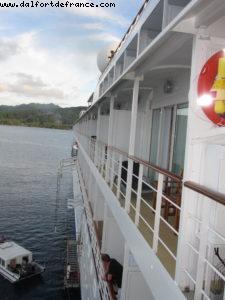 View from the Bridge - Tahiti - Our 27th Atlantis cruise (Paul Gauguin)