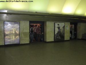 Subway - Automatic doors St Petersburg - Our 28th Atlantis cruise (Eurodam)