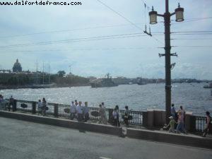 Military ships Parade St Petersburg - Our 28th Atlantis cruise (Eurodam)