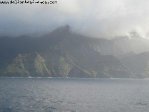 Navigation le long de la côte de Na Pali - Notre 7eme croisière RSVP (à bord du Pride of Hawaii)