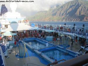 Navigation le long de la côte de Na Pali - Notre 7eme croisière RSVP (à bord du Pride of Hawaii)