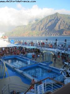 Navigation le long de la côte de Na Pali - Notre 7eme croisière RSVP (à bord du Pride of Hawaii)