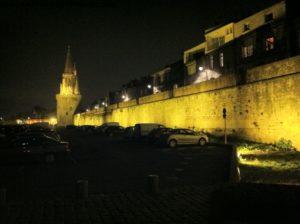 City Wall by night - La Rochelle