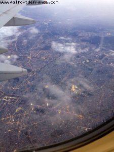 MAD->CDG - AF1601 Flying over Paris