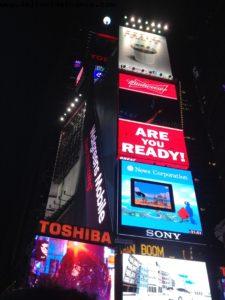 Last minutes of 2011 - Times Square - New Years Eve - New York