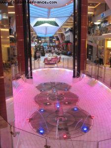 Bar on an elevator - Boardwalk - Our 39th Atlantis cruise (Allure of the Seas)