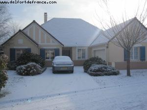 Disneyland Paris sous la neige