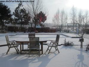 Disneyland Paris sous la neige