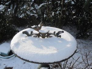 Disneyland Paris sous la neige