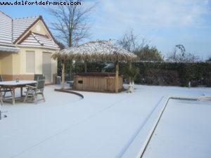 Disneyland Paris sous la neige