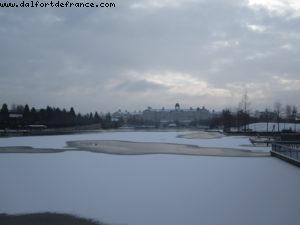 Disneyland Paris sous la neige