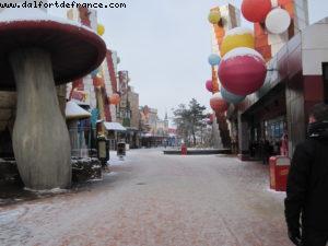 Disneyland Paris sous la neige