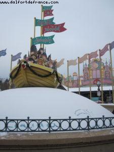 Disneyland Paris sous la neige