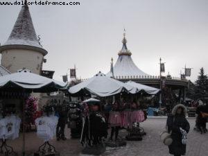 Disneyland Paris sous la neige