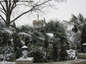 Disneyland Paris sous la neige