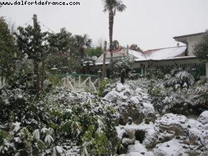 Disneyland Paris sous la neige