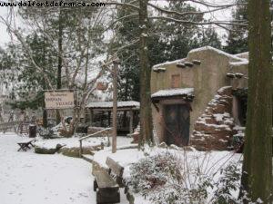 Disneyland Paris sous la neige