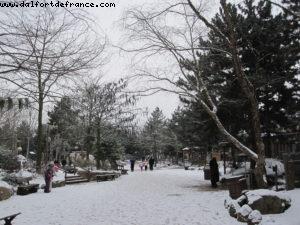 Disneyland Paris sous la neige