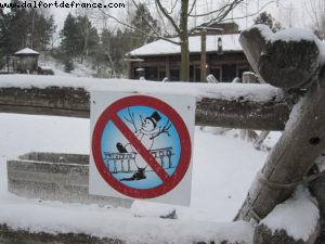 Disneyland Paris sous la neige