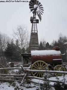 Disneyland Paris sous la neige