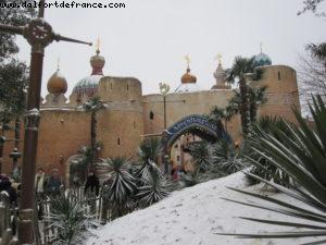 Disneyland Paris sous la neige