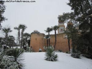 Disneyland Paris sous la neige