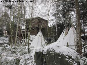 Disneyland Paris sous la neige