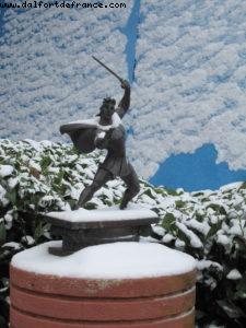 Disneyland Paris sous la neige