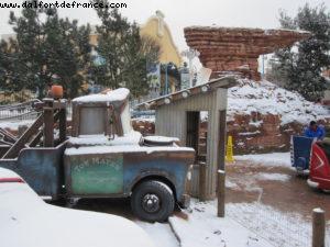 Disneyland Paris sous la neige