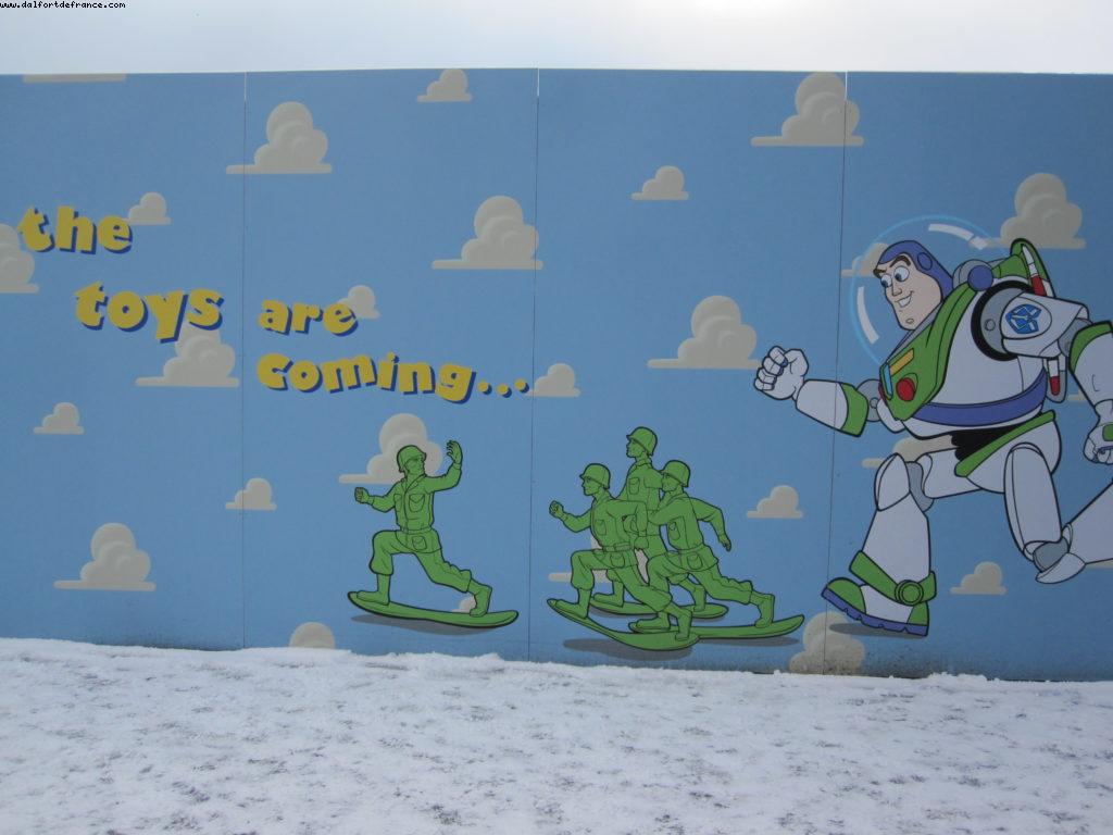 Disneyland Paris sous la neige