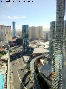 vue du haut de l'hôtel Vdara - Las Vegas 