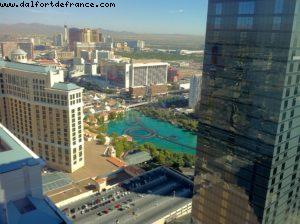 vue du haut de l'hôtel Vdara - Las Vegas 