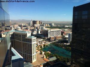 vue du haut de l'hôtel Vdara - Las Vegas 