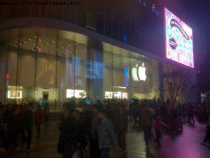 Apple Store - East Route de Nanquin de nuit - Shanghai