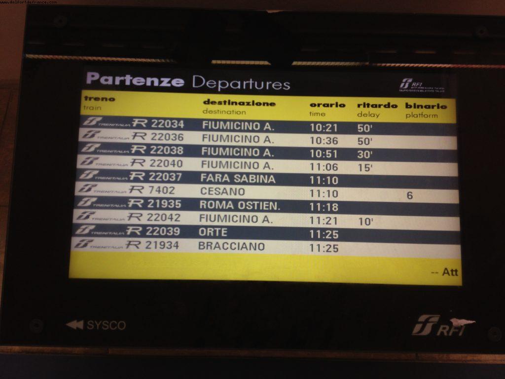 Hummm Not good ! Rome