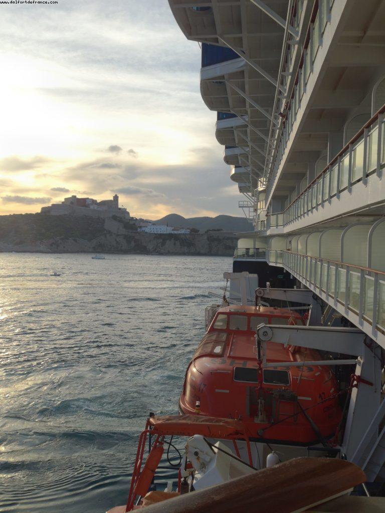 Sunset sailaway party - Ibiza - Our 47th Atlantis cruise (Celebrity Constellation)