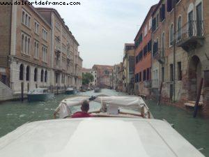 Water Taxi ride from Airport to Hotel - Venice - Our 46th Atlantis cruise (Celebrity Silhouhette)